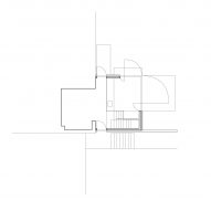 Underground floor plan of Black House by Buero Wagner
