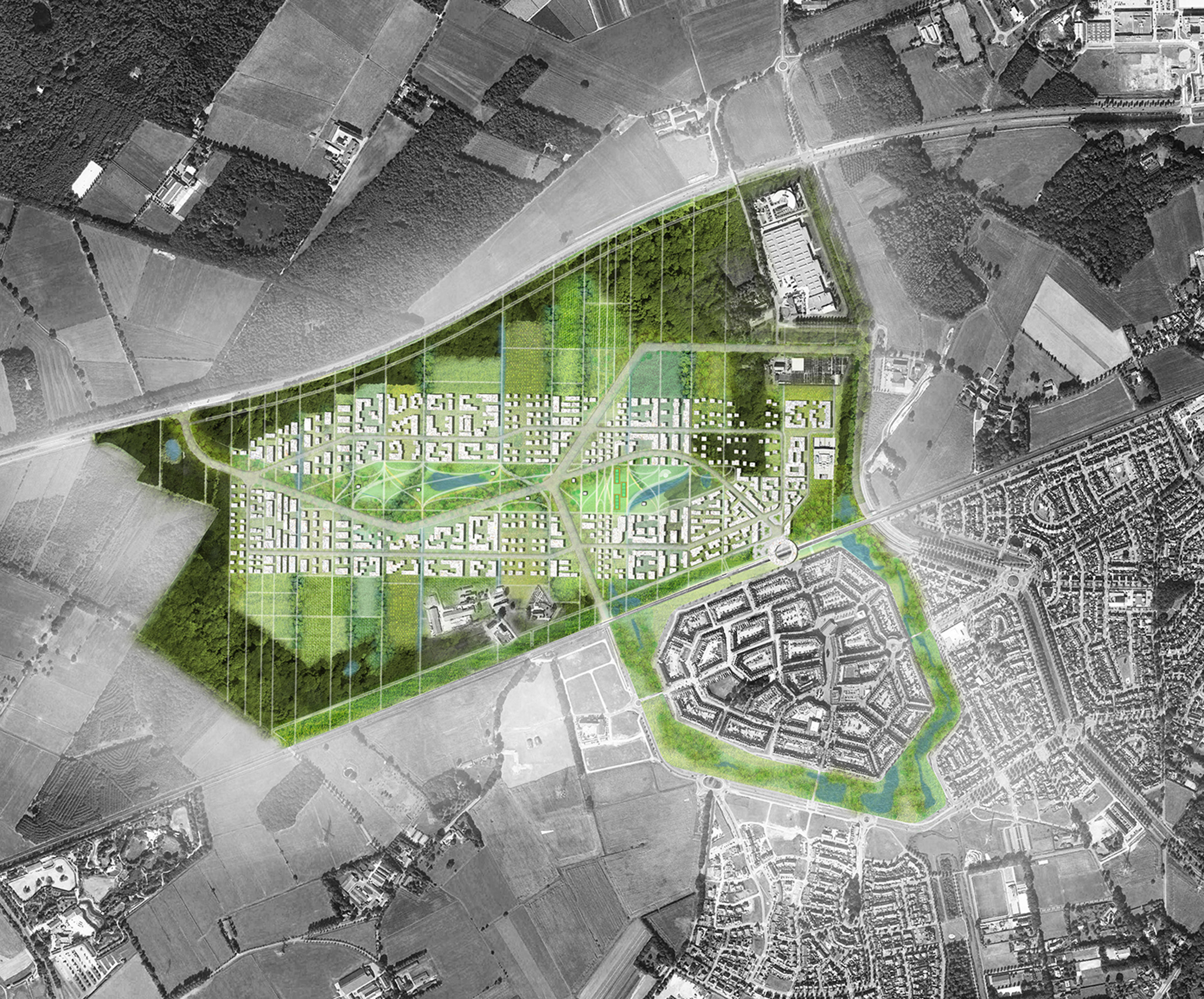 Brainport Smart District masterplan by UNStudio for Netherlands neighbourhood