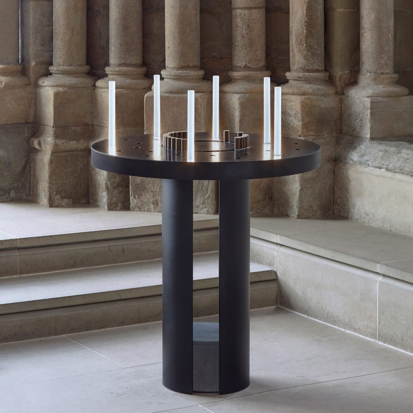 Celeste light by Marina Daguet offers electric alternative to prayer candles