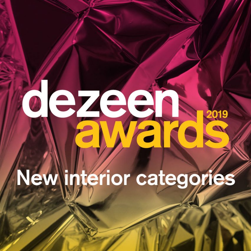 Dezeen Awards 2019 new interior categories announcement