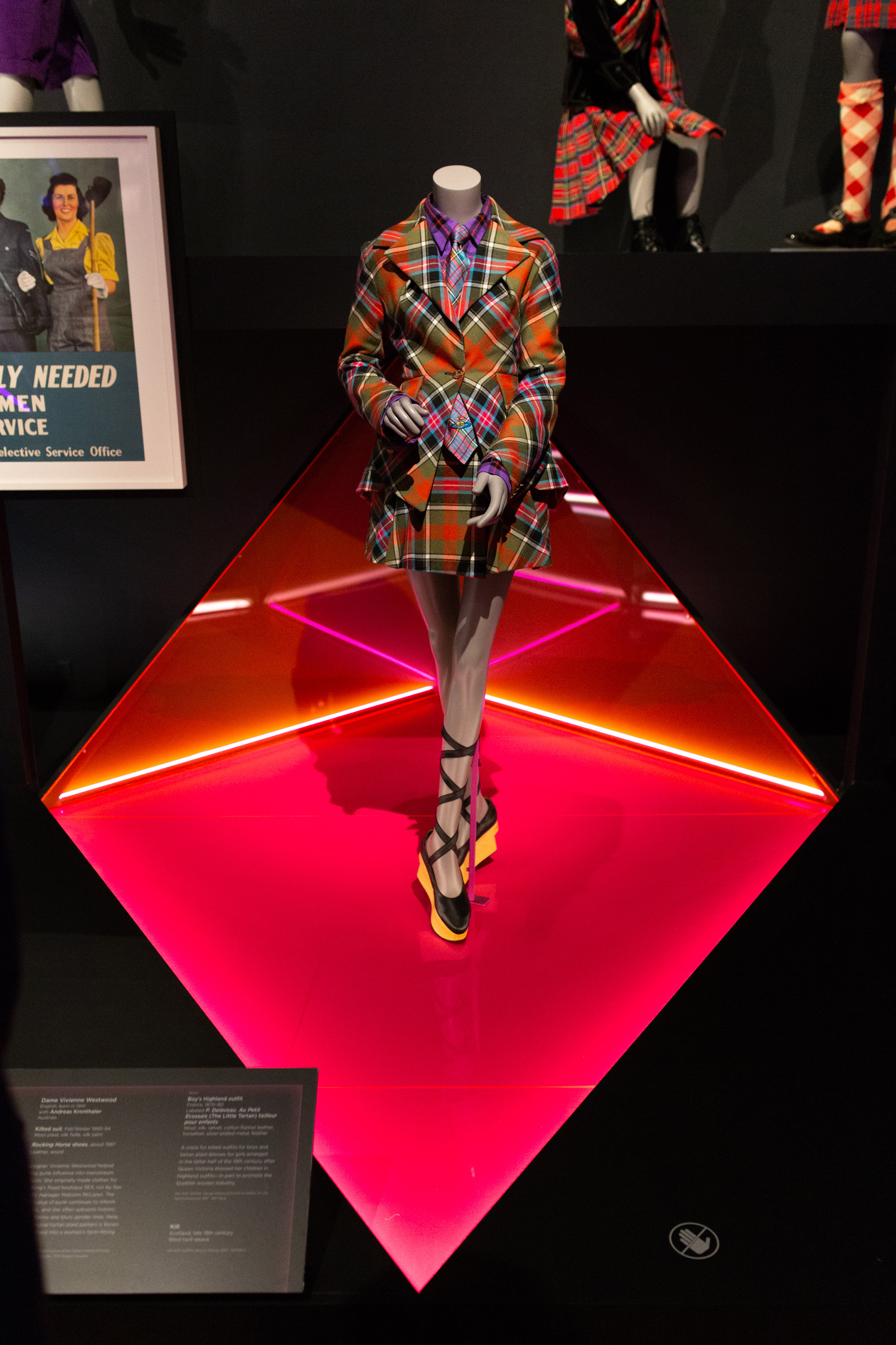 Tartan suit by Vivienne Westwood and Andreas Kronthaler