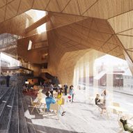 Henning Larsen designs cave-like extension to Hotel Tórshavn in Faroe Islands