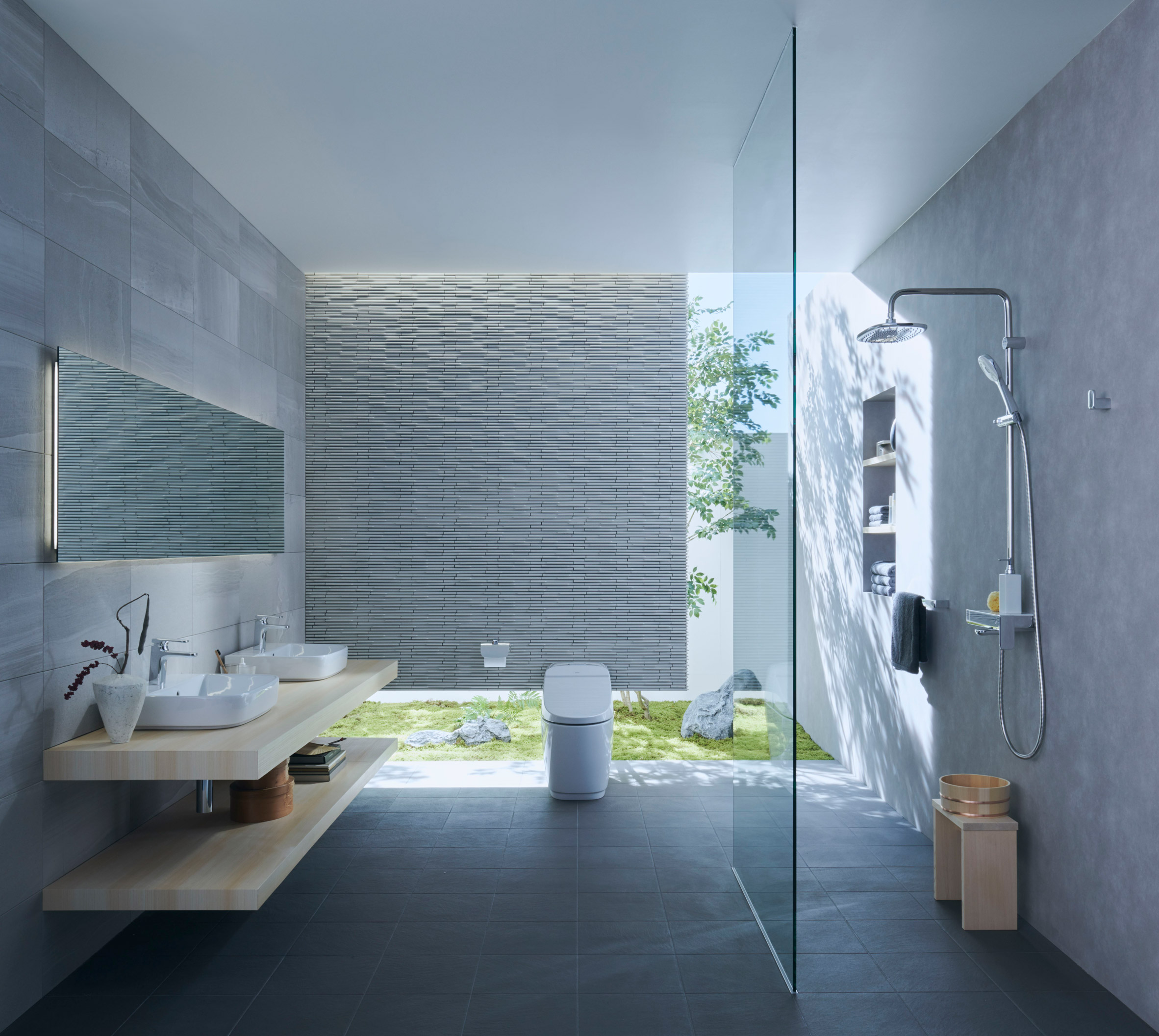 The Rituals of Water bathroom collection by INAX