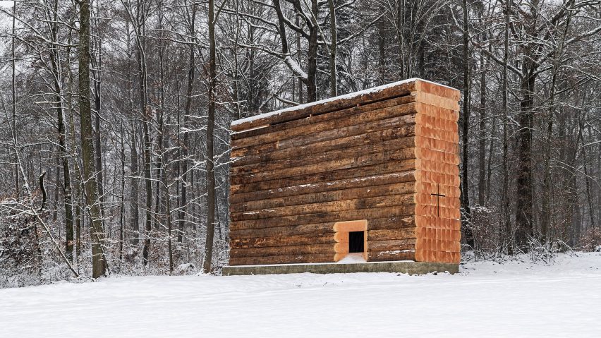 Wooden Chapel by John Pawson in Bavaria, Germany