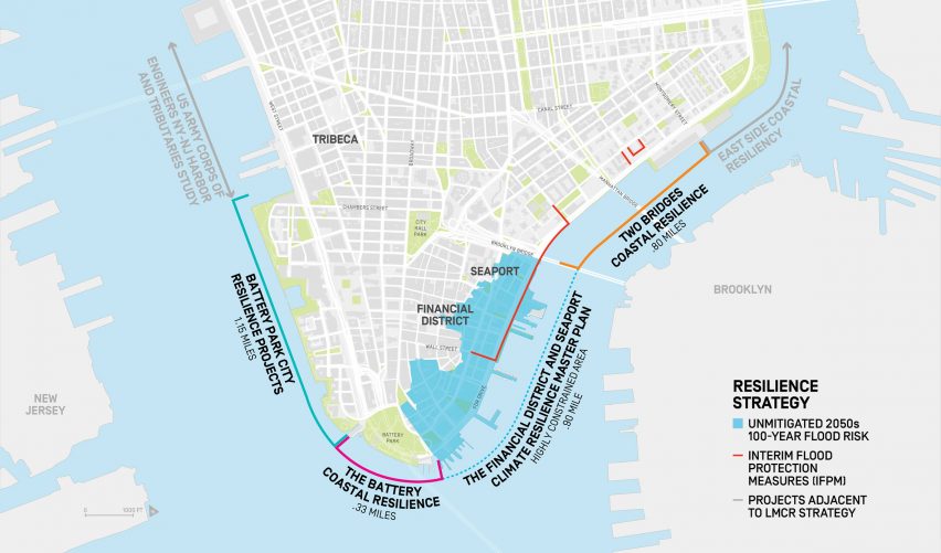 Lower Manhattan Coastal Resiliency study by NYCEDC