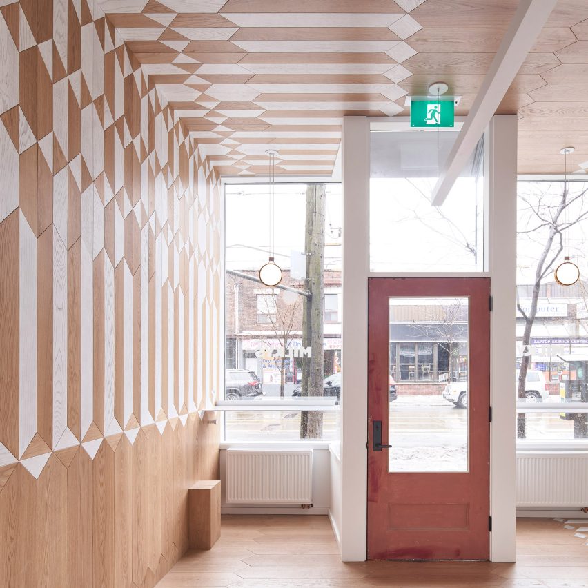 Batay-Csorba designs Milky?s coffee bar in Toronto without furniture