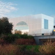 6a Architects completes geometric silver extension to MK Gallery in Milton Keynes