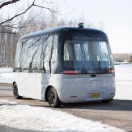 Muji's driverless Gacha bus takes to the roads in Helsinki