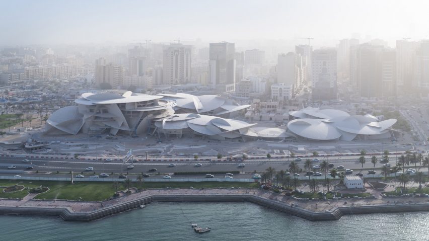 Exterior of National Museum of Qatar by Jean Nouvel