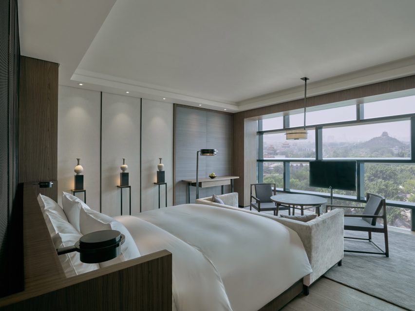 Interiors of Puxuan Hotel and Spa, designed by MQ Studio