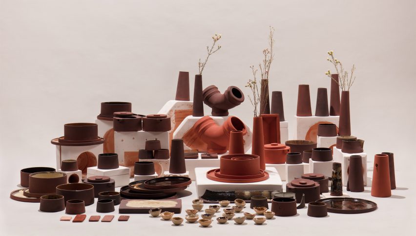 Royal College of Art designers transform industrial waste into functional tableware objects