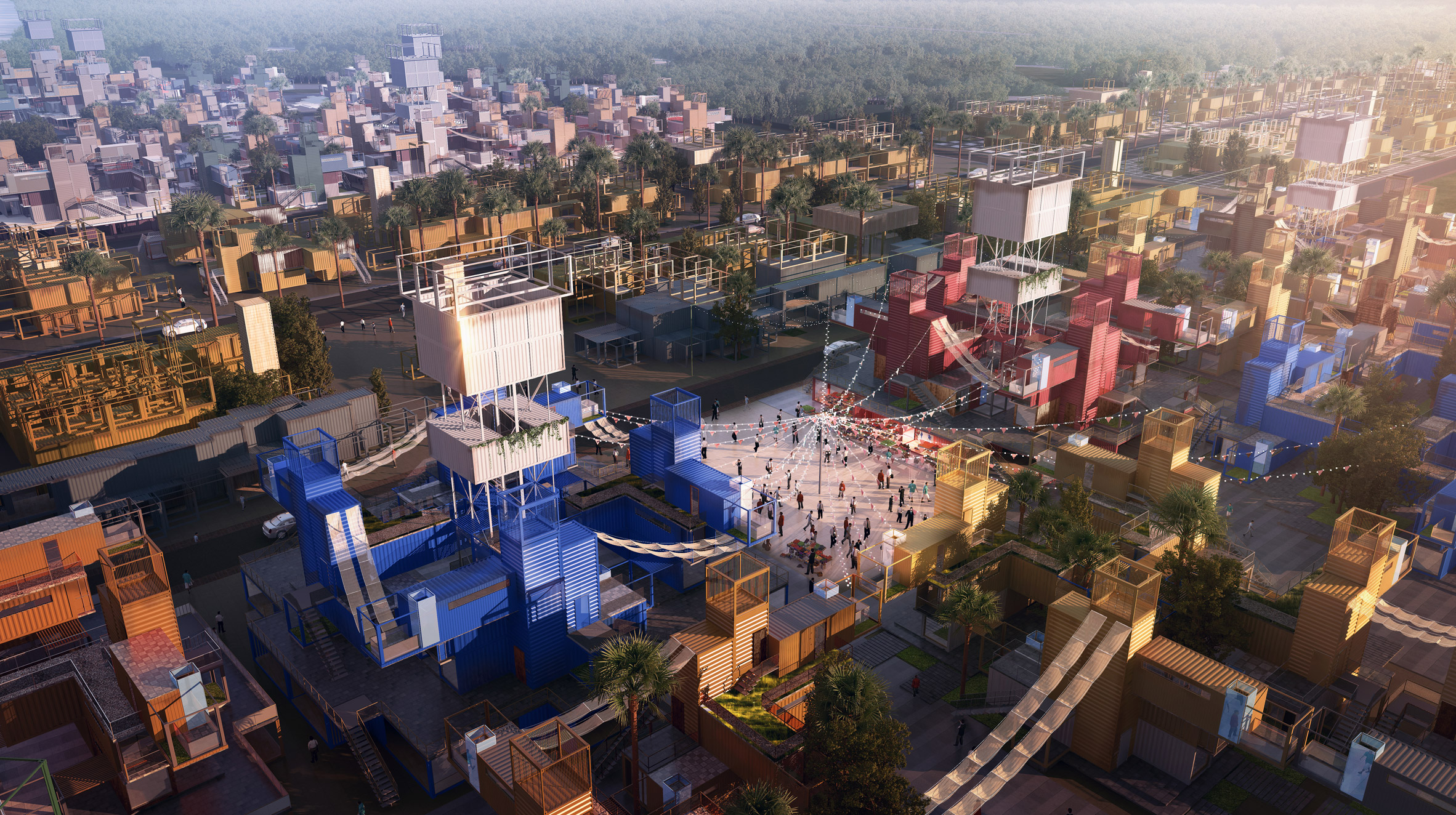 Sheltainer offers shipping containers as alternative housing for Cairo's cemetery-dwellers