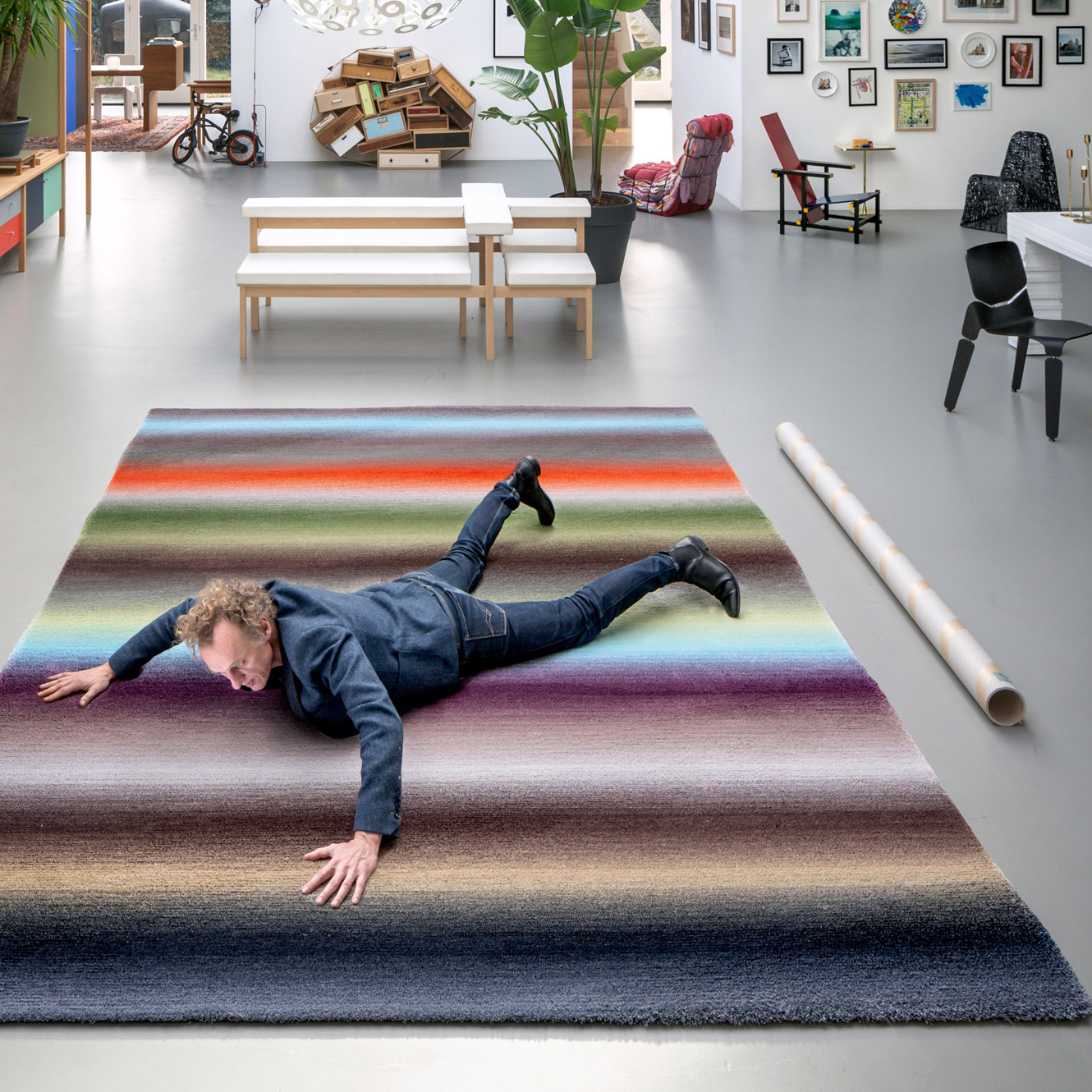 Richard Hutten and Dutch designers create Freedom rugs for Carpet Sign