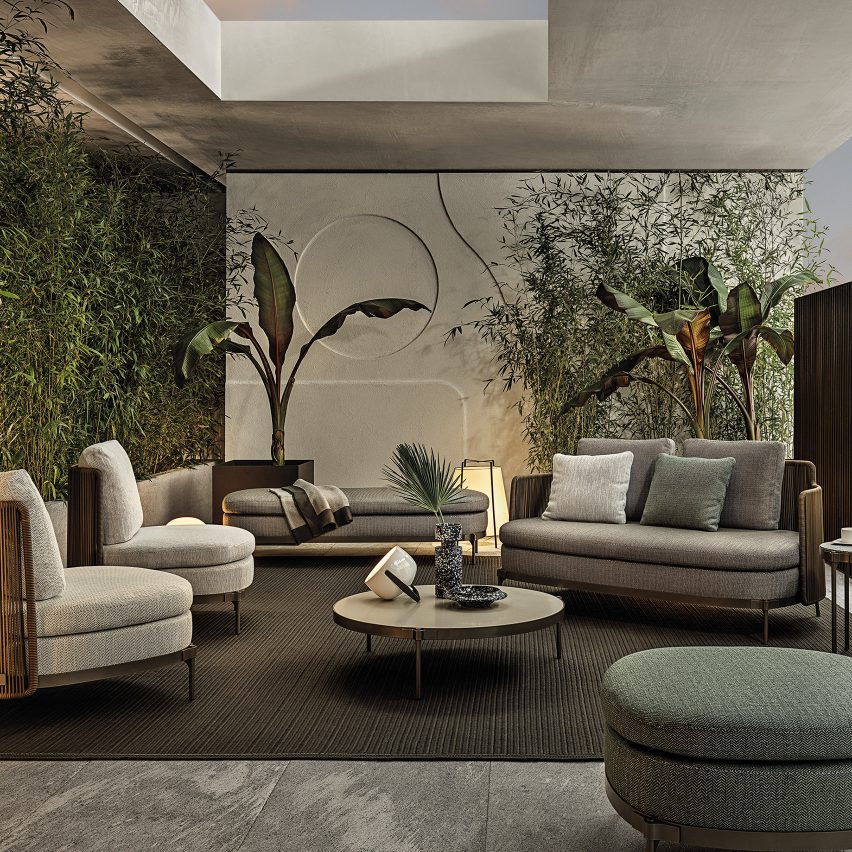 Minotti explores "new forms" with its latest furniture collection
