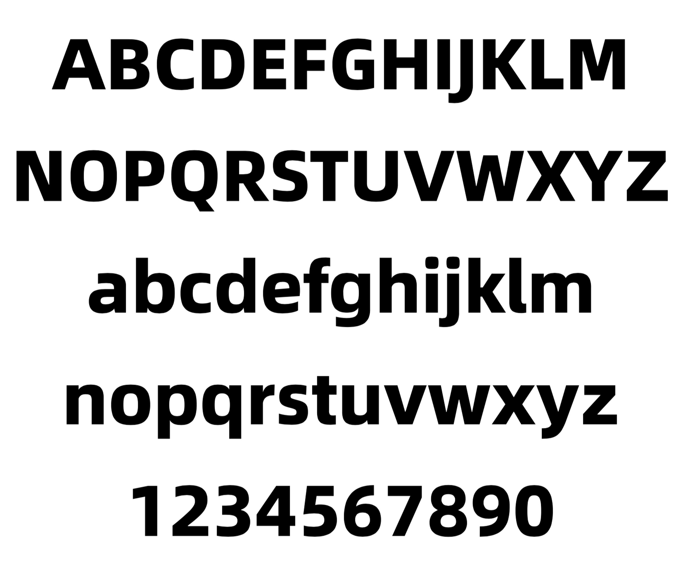 Alibaba Sans typeface black