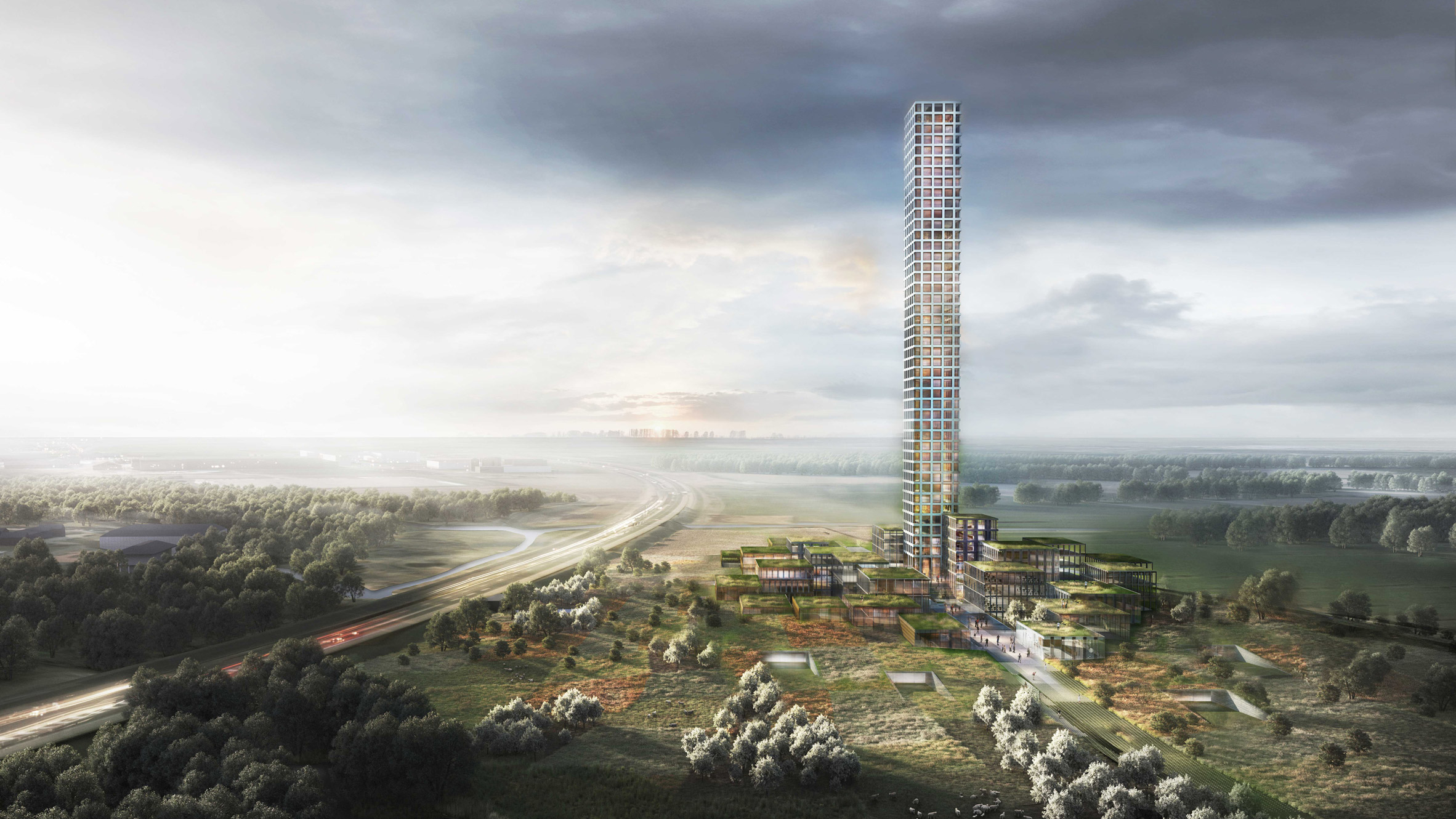Dorte Mandrup designs Bestseller Tower, the tallest building in Western Europe