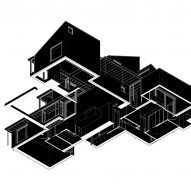 Axonometric drawing of Blackrock House by Scullion Architects