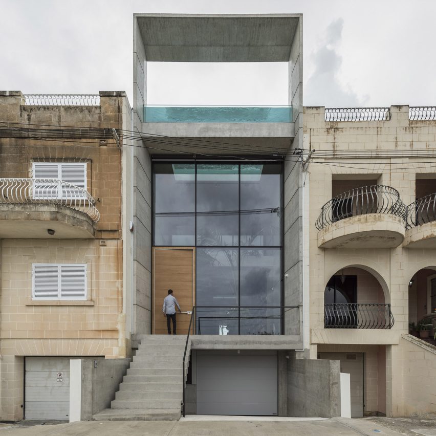 Piscines architecturales: Casa B by Architrend à Malte
