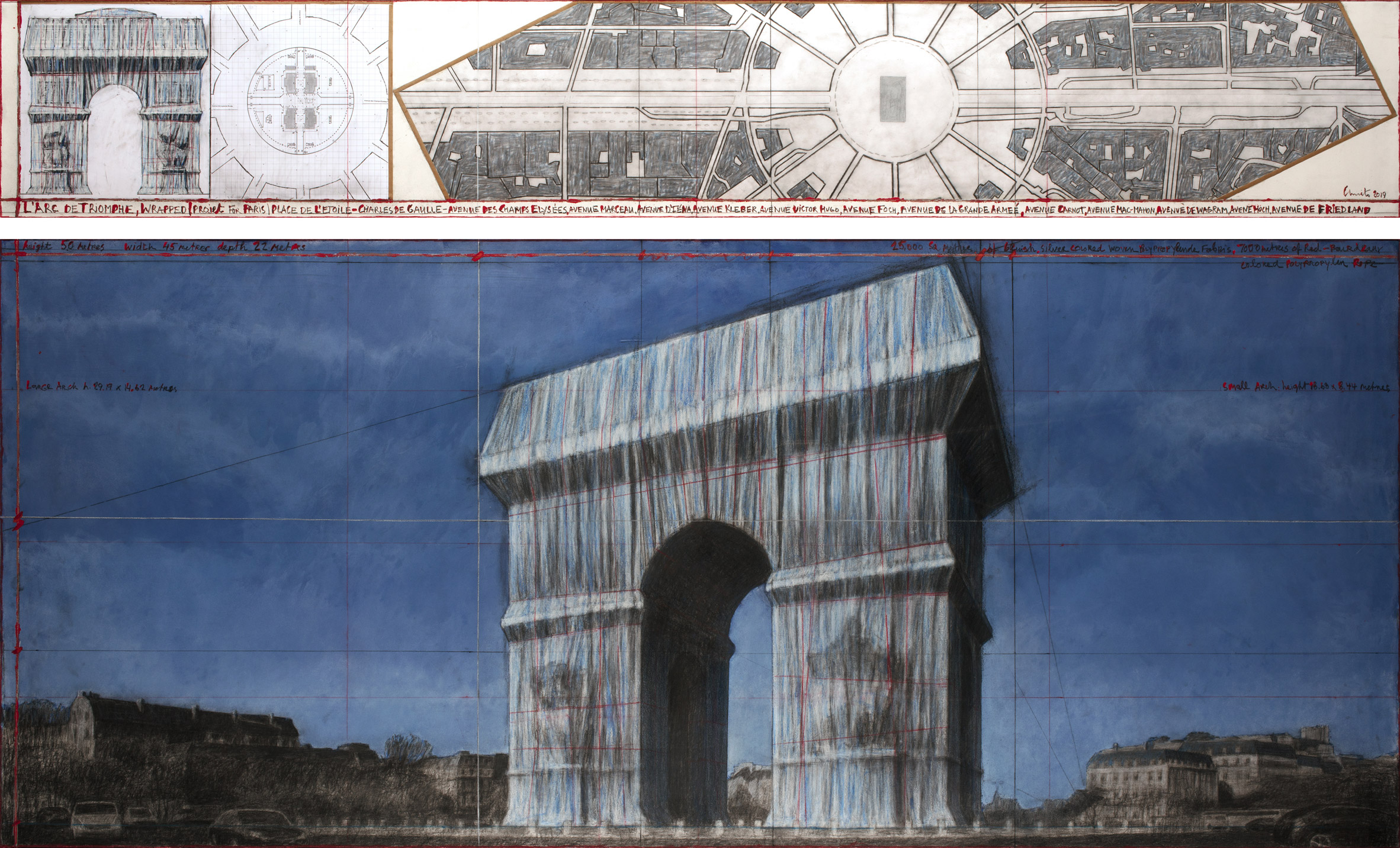Christo to wrap Arc de Triomphe in Paris in silver fabric