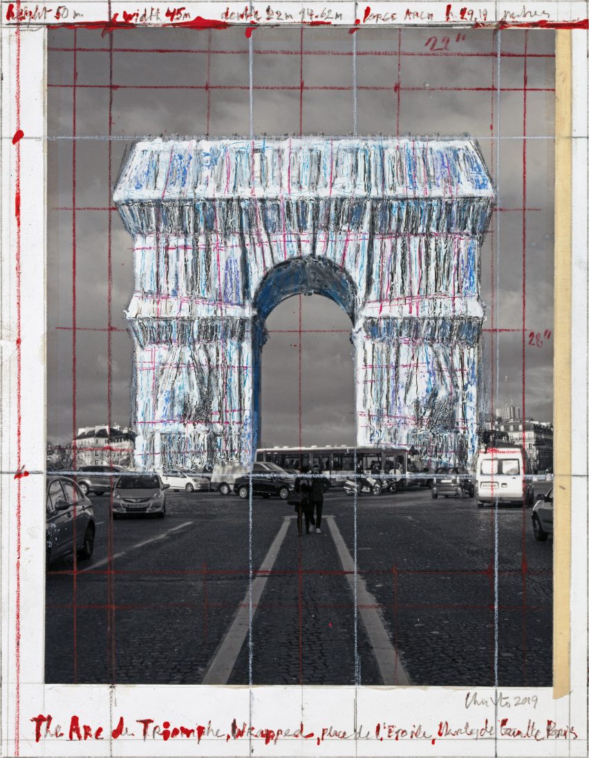 Christo to wrap Arc de Triomphe in Paris in silver fabric
