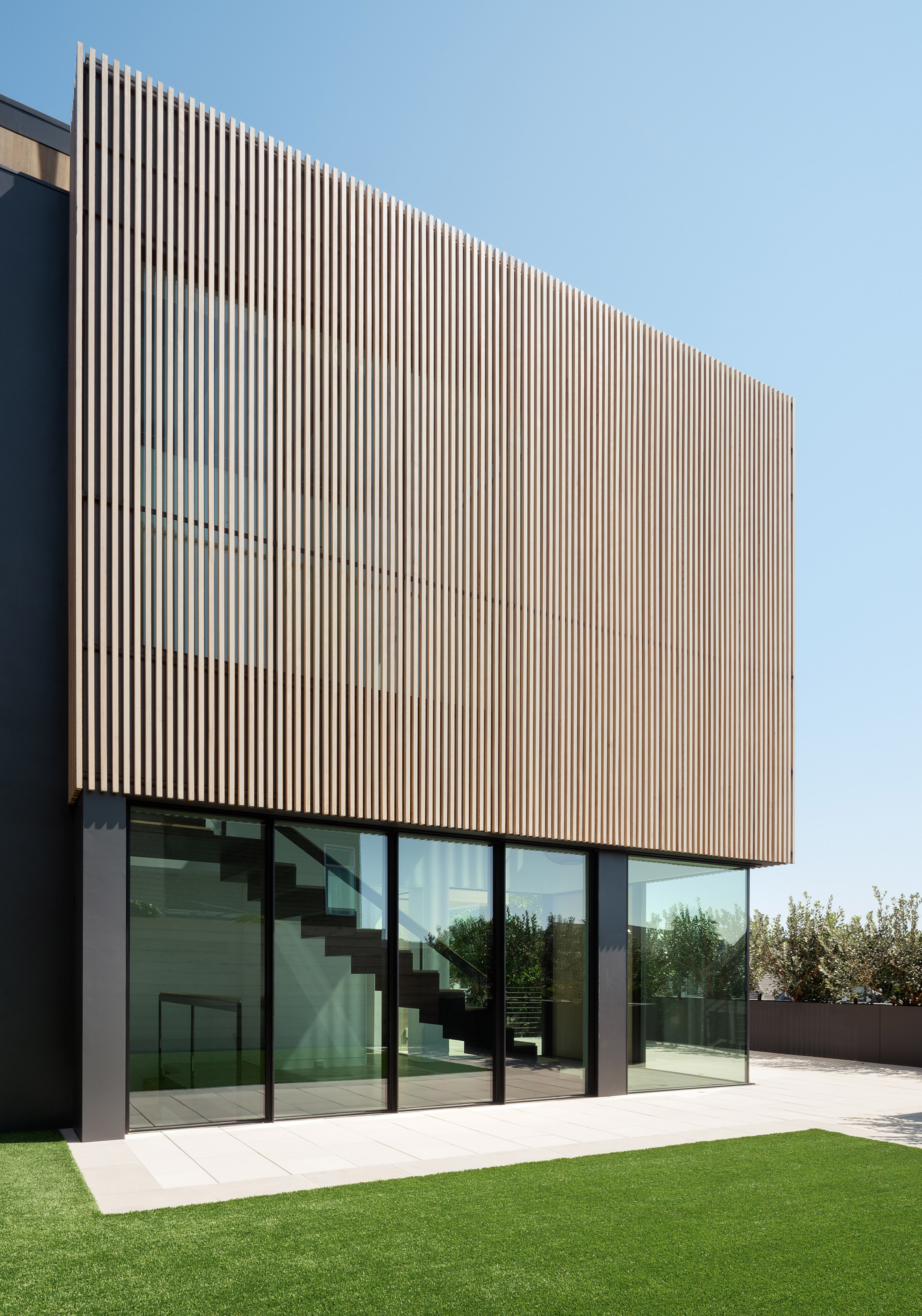 Dolores Heights San Francisco cedar and glass residence by John Maniscalco Architects