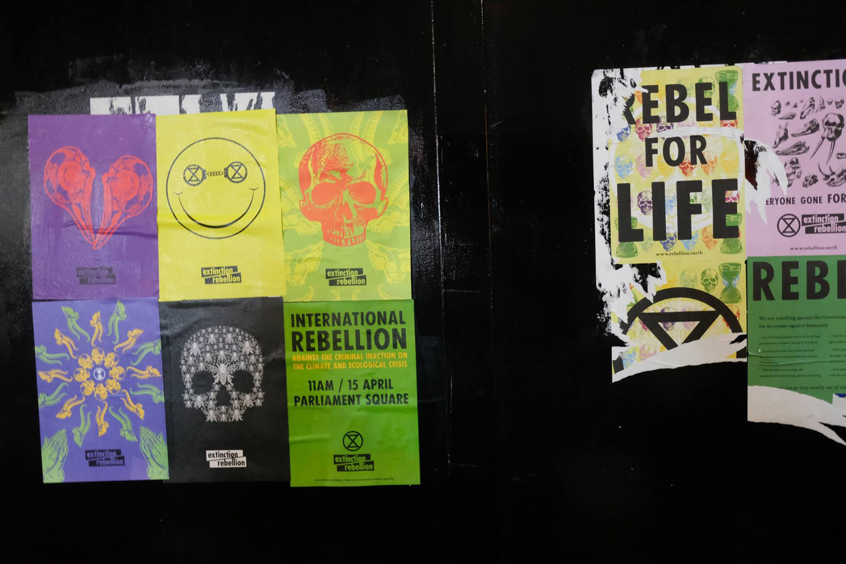 Extinction Rebellion uses graphic design to protest climate change