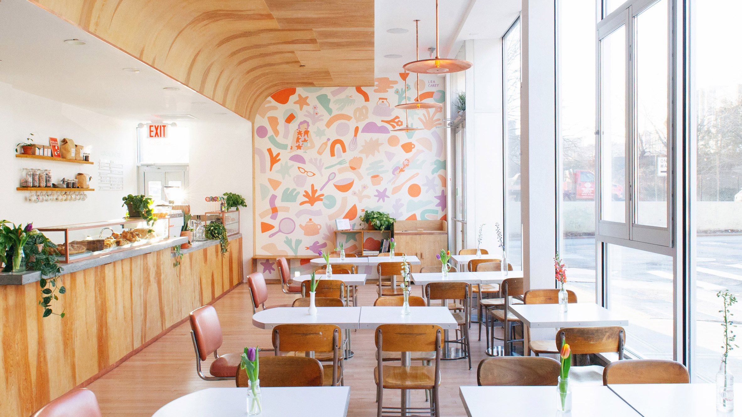 Commoncraft Designs Whimsical Gertie Cafe In Williamsburg