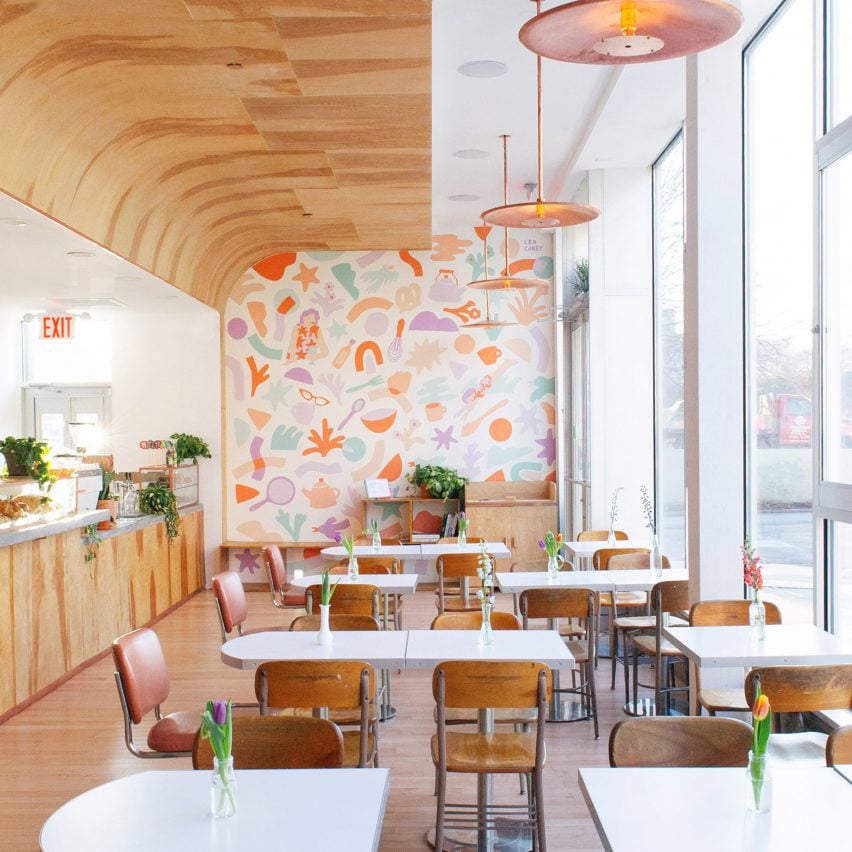 Commoncraft designs whimsical Gertie cafe in Williamsburg