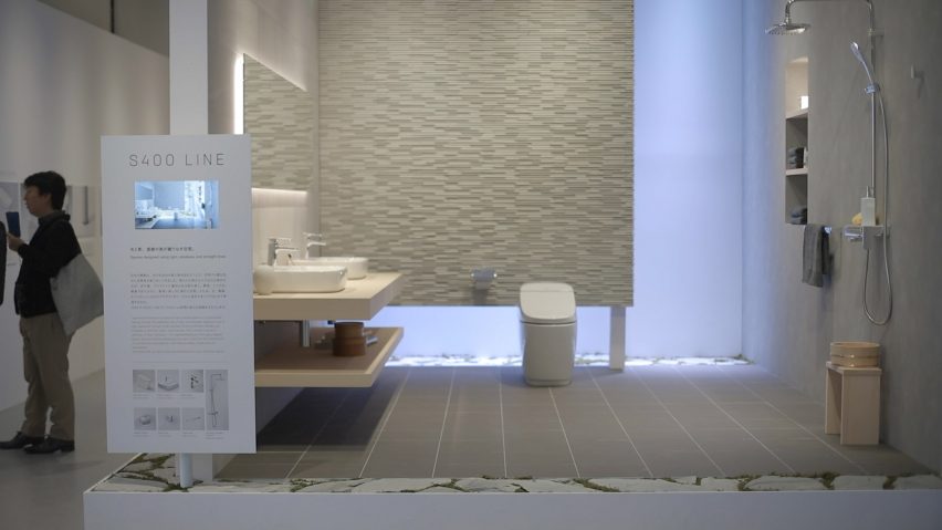 Japanese bathrooms brand INAX created an exhibition named Rituals of Water during Milan design week.