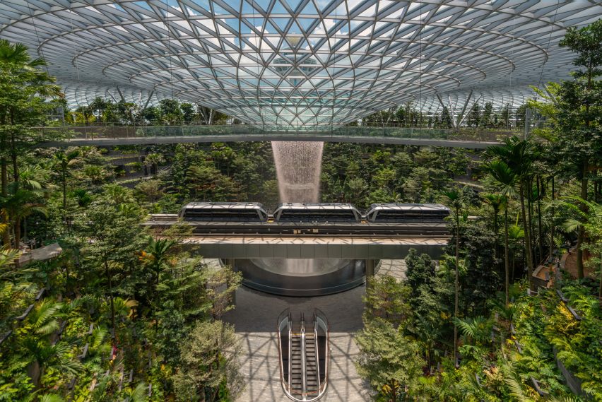 Jewel Changi Airport building by Safdie Architects