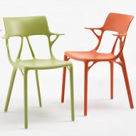 Philippe Starck, Kartell and Autodesk unveil "world's first production chair designed with artificial intelligence"