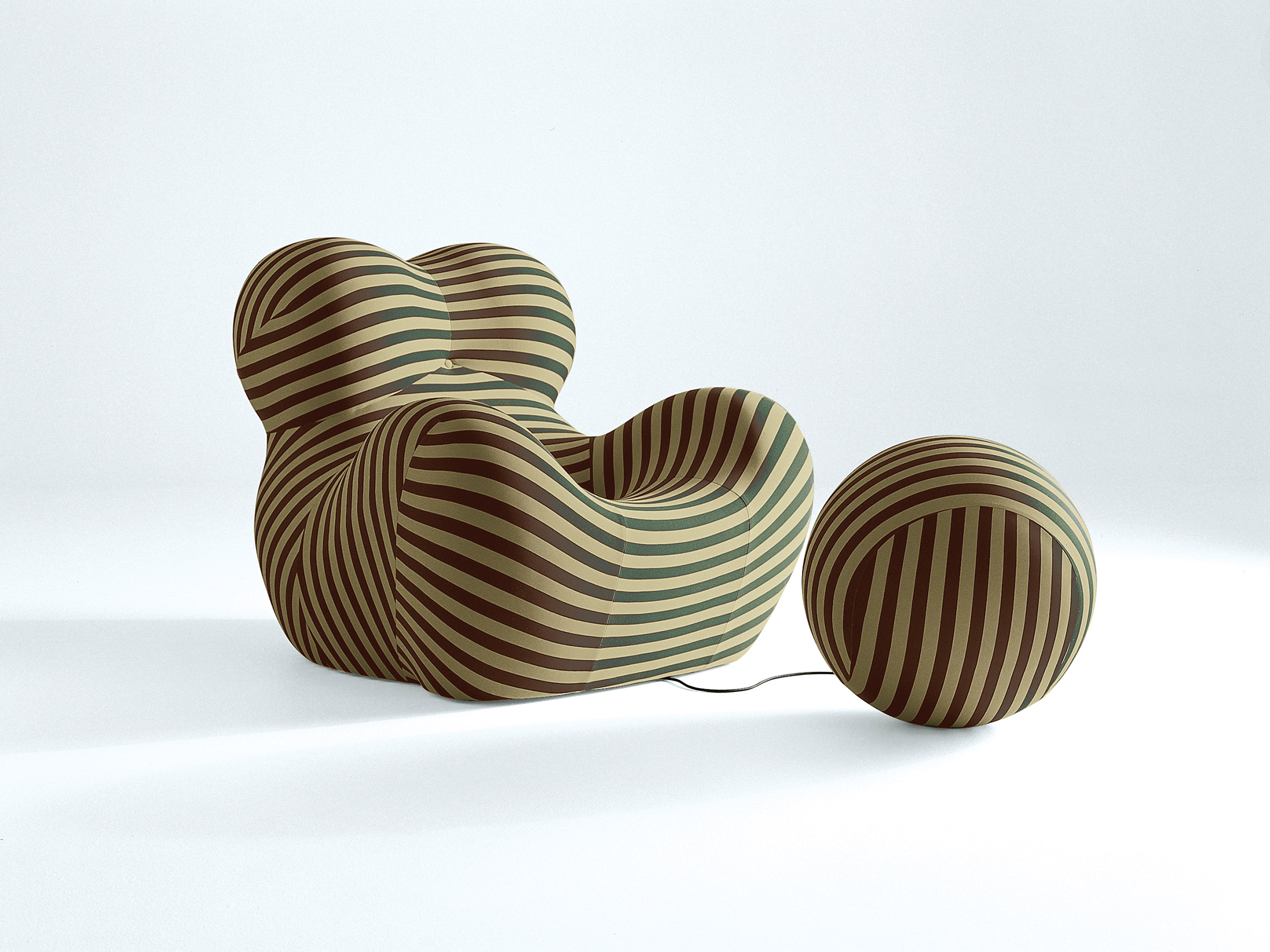 50th anniversary edition of the Up5 armchair and Up6 footstool by Gaetano Pesce