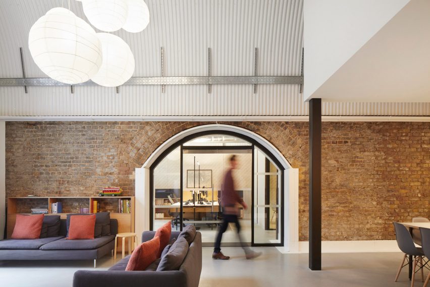 Interiors of Monmouth Coffee offices, designed by ID:SR