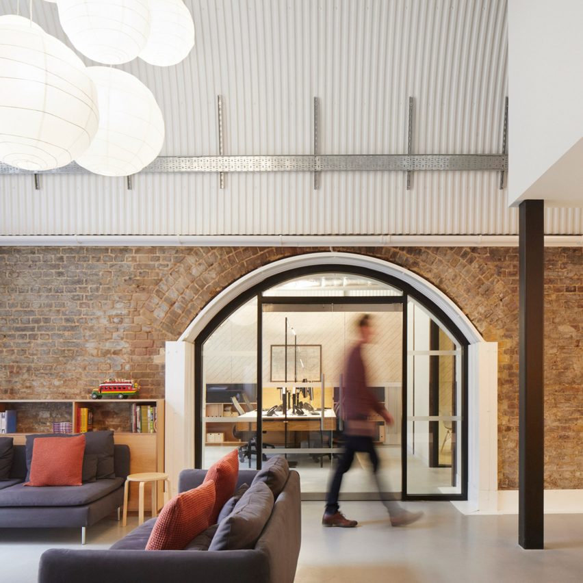 Interiors of Monmouth Coffee offices, designed by ID:SR