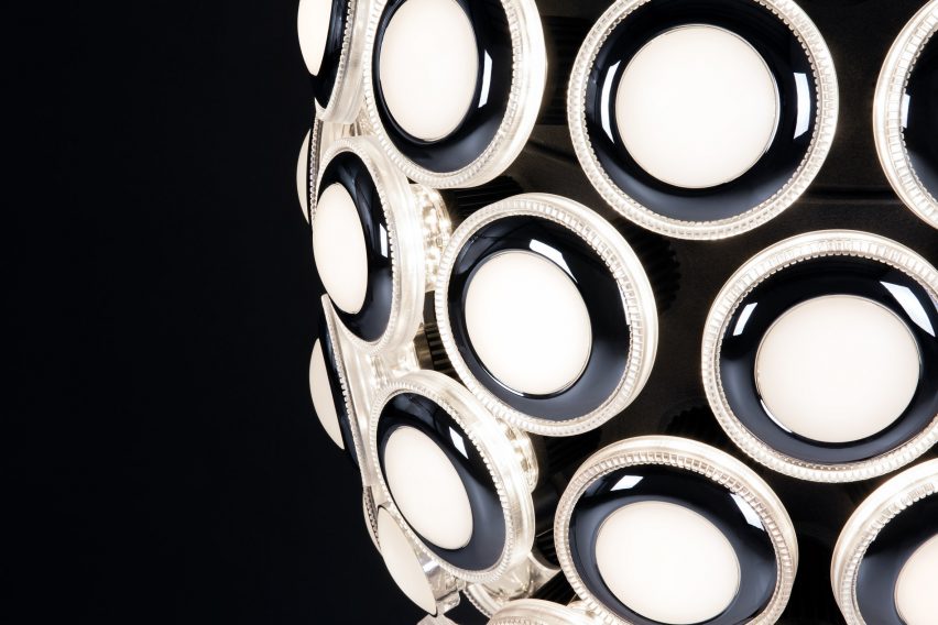 German lighting designer Bernhard Dessecker designed the Iconic Eyes light for Moooi