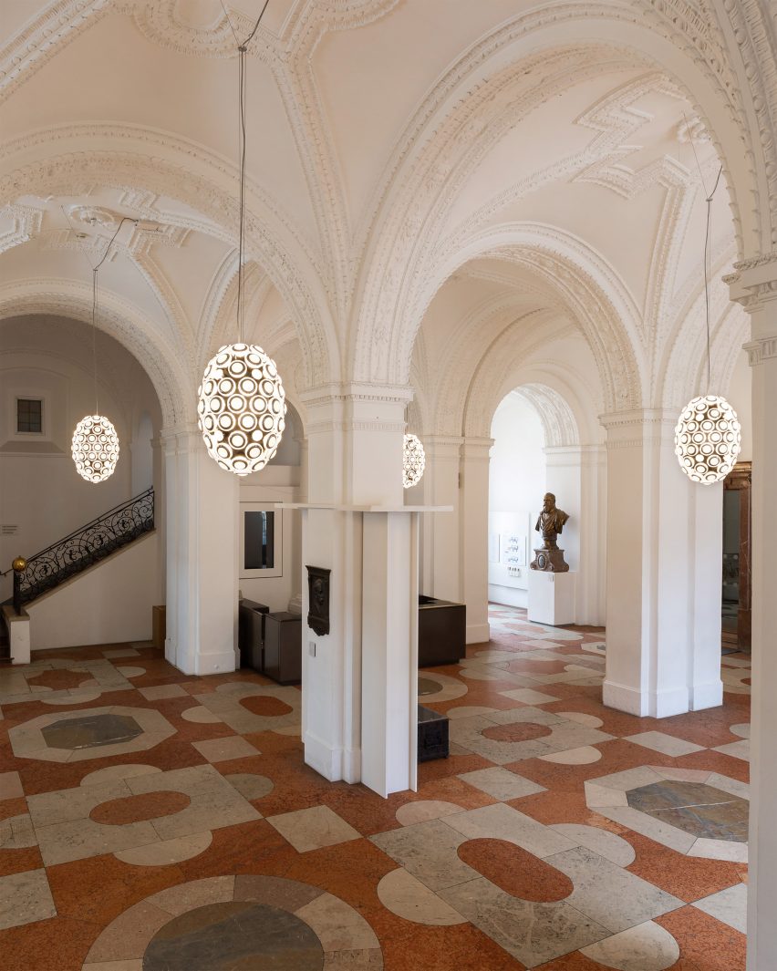 The Iconic Eyes light by Bernhard Dessecker was initially designed for the Bavarian National Museum