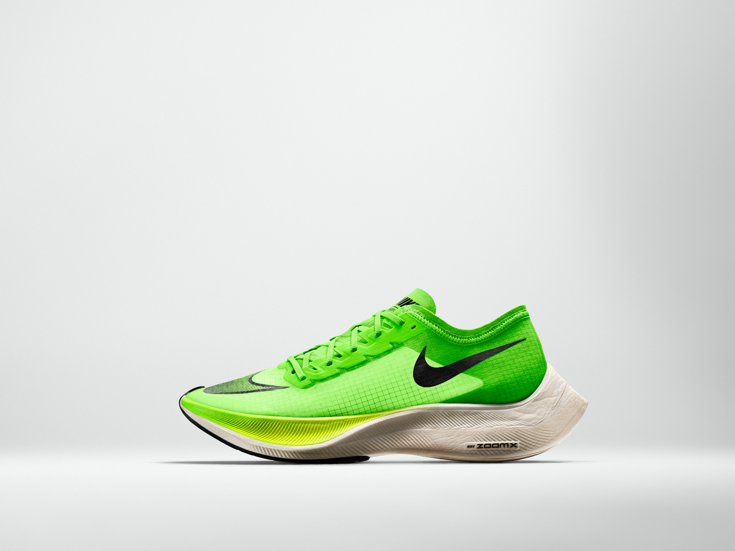 put forward Minimize necessity Nike ZoomX Vaporfly NEXT% trainer debuts at the London Marathon