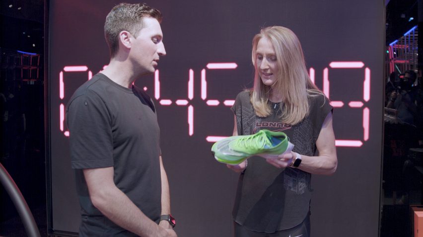 The Nike ZoomX Vaporfly NEXT% is an update of Nike's previous marathon-running trainer, the Nike Zoom Vaporfly 4%