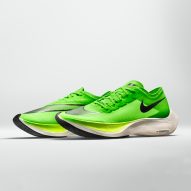 The Nike ZoomX Vaporfly NEXT% is an update of Nike's previous marathon-running trainer, the Nike Zoom Vaporfly 4%