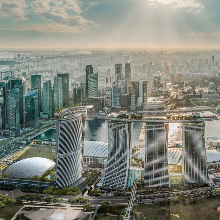 Marina Bay Sands resort expansion by Safdie Architects