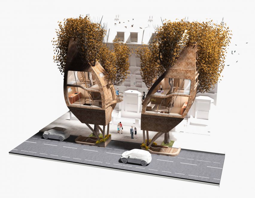 Street Tree Pods by Matthew Chamberlain