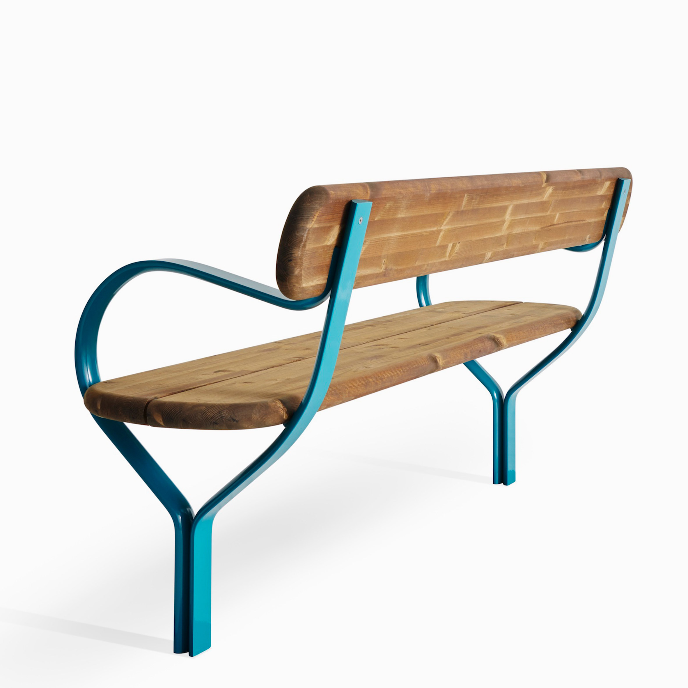 Bench in the Folk outdoor furniture collection by Vestre and Front