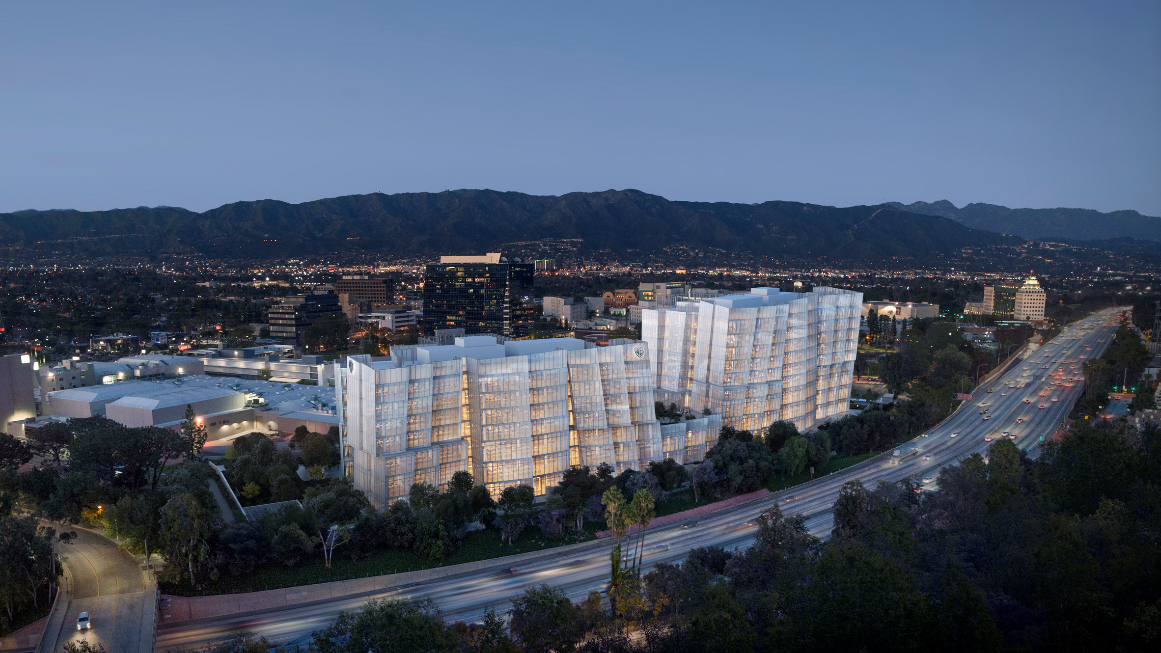 Frank Gehry designs iceberg-like headquarters for Warner Bros