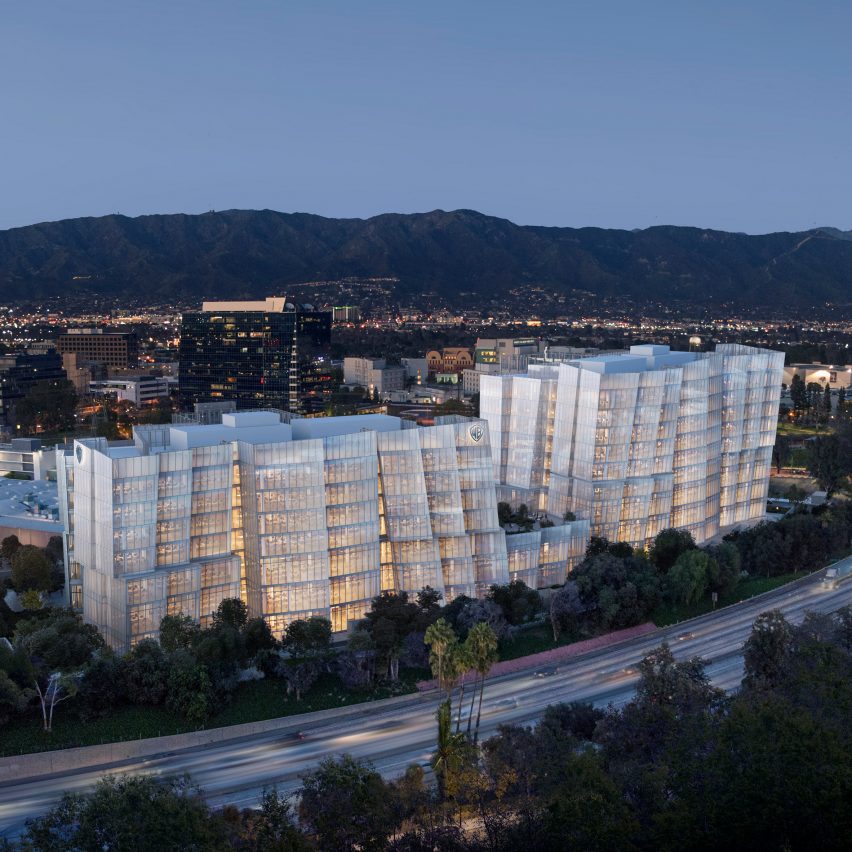 Second Century Project office buildings for Warner Bros by Frank Gehry