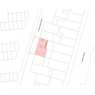 Site plan of 6 Broadway Market Mews by Delvendahl Martin Architects