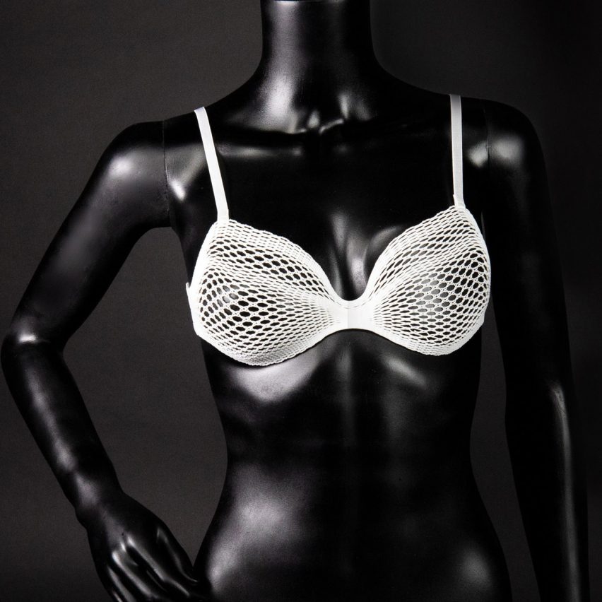 Algorithmic Lace bra designed for style and comfort post-mastectomy