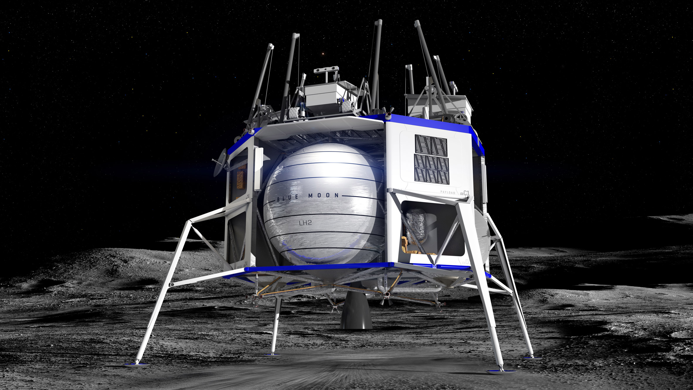 Jeff Bezos Blue Moon lunar landing