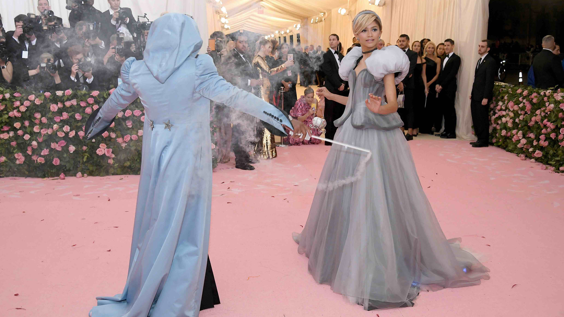 Zendaya Wears Colour Changing Cinderella Dress To Met Gala In New York