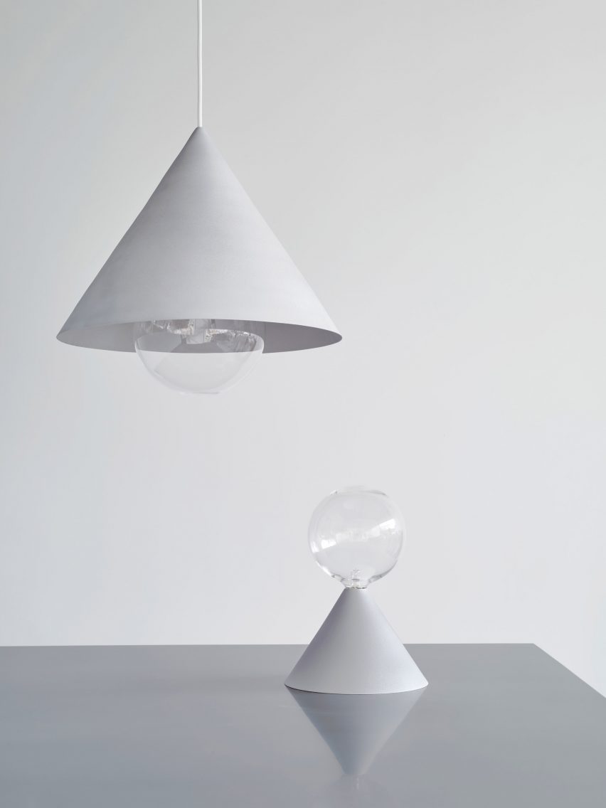 Cone Lights in aluminium by Studio Vit