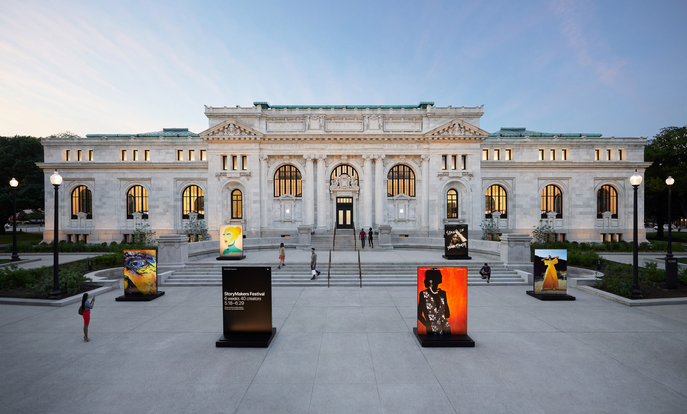 Apple Carnegie Library by Foster+Partners in Washington, DC